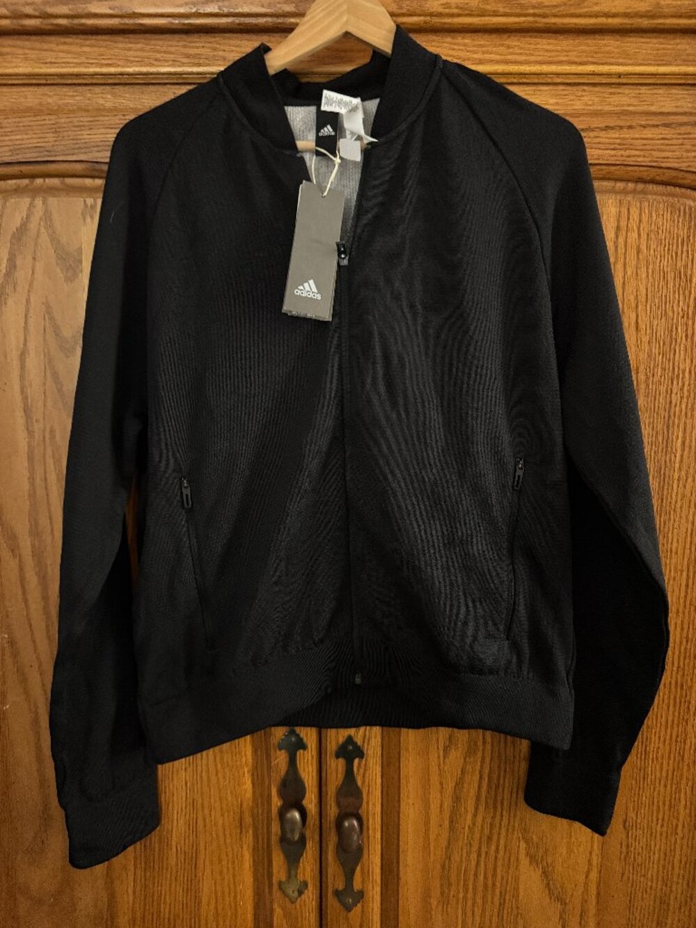 adidas Black Zip-Up Women's Bomber Jacket
